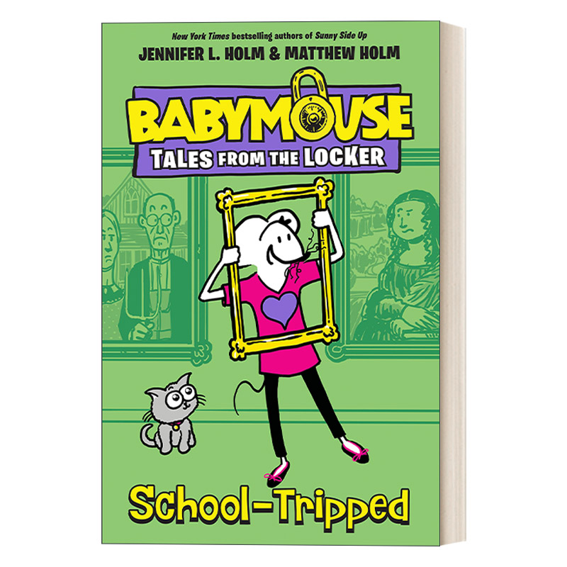 英文原版 School-Tripped Babymouse Tales from the Locker03储物柜里的老鼠宝宝故事系列3被学校绊倒英文版进口英语原版书籍-封面