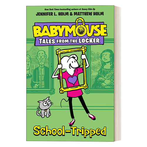英文原版 School-Tripped Babymouse Tales from the Locker03 储物柜里的老鼠宝宝故事系列3 被学校绊倒 英文版 进口英语原版书籍