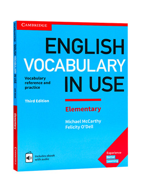 英文原版 剑桥英语词汇初级 English Vocabulary in Use Elementary