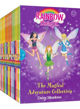 英文原版 Rainbow Magic 21 Copy Box Set Jewel  Sporty  Weather Fairies 彩虹仙子21册套装1 神奇冒险系列 英文版 进口英语书籍