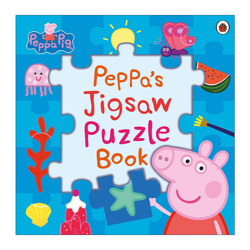 英文原版 Peppa Pig Peppa’s Jigsaw Puzzle Book 小猪佩奇拼图书 英文版 进口英语原版书籍
