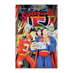 DC漫画 Superman Meshi 英文版 书籍 英文原版 Miyagawa 超人大战梅西 寿司 日本美食 卷三 进口英语原版 Satoshi