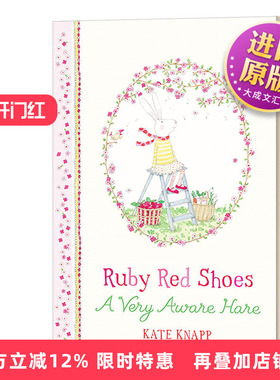英文原版 Ruby Red Shoes A Very Aware Hare红鞋子露比 精装 儿童绘本故事获奖作品 英文版 进口英语原版书籍
