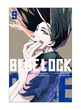 蓝色监狱系列9 英文原版 Blue Lock 9 Blue Lock 9 同名日本动漫 足球体育漫画 Muneyuki Kaneshiro 野村优介 进口英语原版书籍