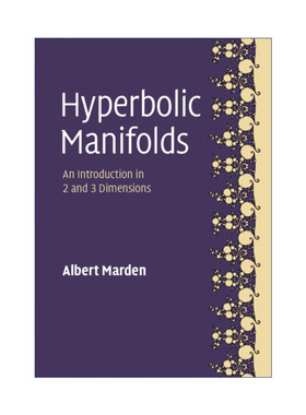 英文原版 Hyperbolic Manifolds 双曲流形 二维三维入门 Albert Marden 精装 英文版 进口英语原版书籍