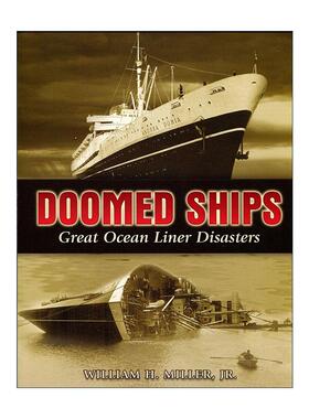 英文原版 Doomed Ships 沉船 大型远洋客轮的灾难史 安德历亚·多里亚号 诺曼底号 英文版 进口英语原版书籍