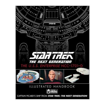 英文原版 Star Trek The Next Generation The U.S.S.Enterprise NCC-1701-D Illustrated Handbook星际迷航下一代 联邦星舰进取号