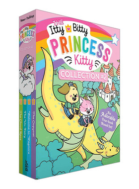 英文原版 The Itty Bitty Princess Kitty Collection 2 小猫公主系列5-8盒装 贝蒂和凯蒂 英文版 进口英语原版书籍