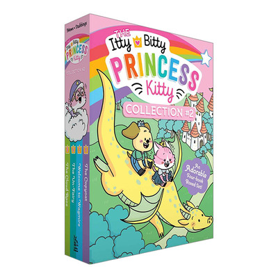 英文原版 The Itty Bitty Princess Kitty Collection 2 小猫公主系列5-8盒装 贝蒂和凯蒂 英文版 进口英语原版书籍