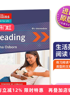 柯林斯生活英语阅读 中级 Collins English for Life Reading B1 英文原版 Anna Osborn 全英文版进口原版英语书籍