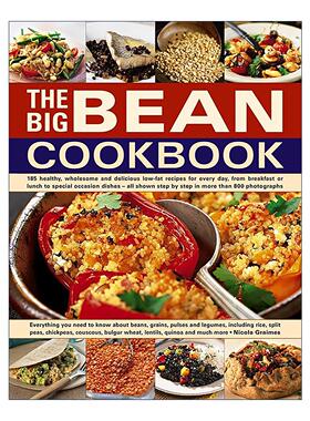 英文原版 Big Bean Cookbook 大豆大世界 豆 谷物 杂粮全百科 英文版 进口英语原版书籍