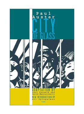 英文原版 City of Glass 玻璃城 纽约三部曲 漫画版 保罗奥斯特后现代城市书写 英文版 进口英语原版书籍