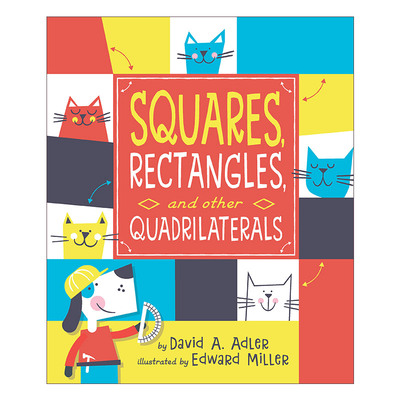 英文原版 Squares Rectangles and other Quadrilaterals 多样的图形 儿童几何科普认知绘本 Ed Miller 英文版 进口英语原版书籍