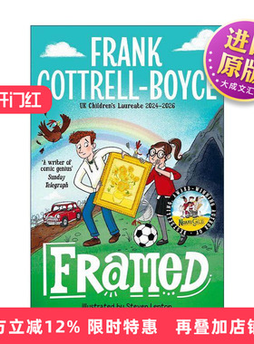英文原版 Framed 致命框架 儿童幽默故事 Frank Cottrell-Boyce 英文版 进口英语原版书籍