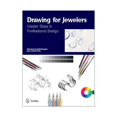 英文原版 Drawing for Jewelers 珠宝手绘 西班牙高等艺术院校专业绘画课程 精装 英文版 进口英语原版书籍
