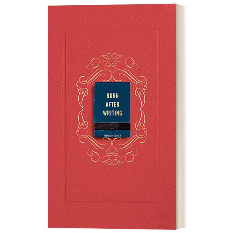 英文原版 burn after writing coral 写完即焚 珊瑚色 sharon jones