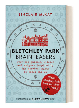 英文原版小说 Bletchley Park Brainteasers 布莱奇莱公园的谜题 辛克莱麦凯 英文版 进口英语原版书籍