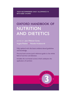 英文原版 Oxford Handbook of Nutrition and Dietetics 牛津营养与饮食手册 牛津医学手册系列 英文版 进口英语原版书籍