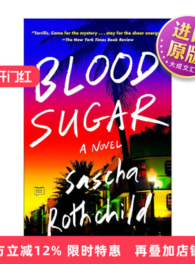 英文原版 Blood Sugar 血糖 犯罪悬疑小说 Sascha Rothchild英文版 进口英语原版书籍