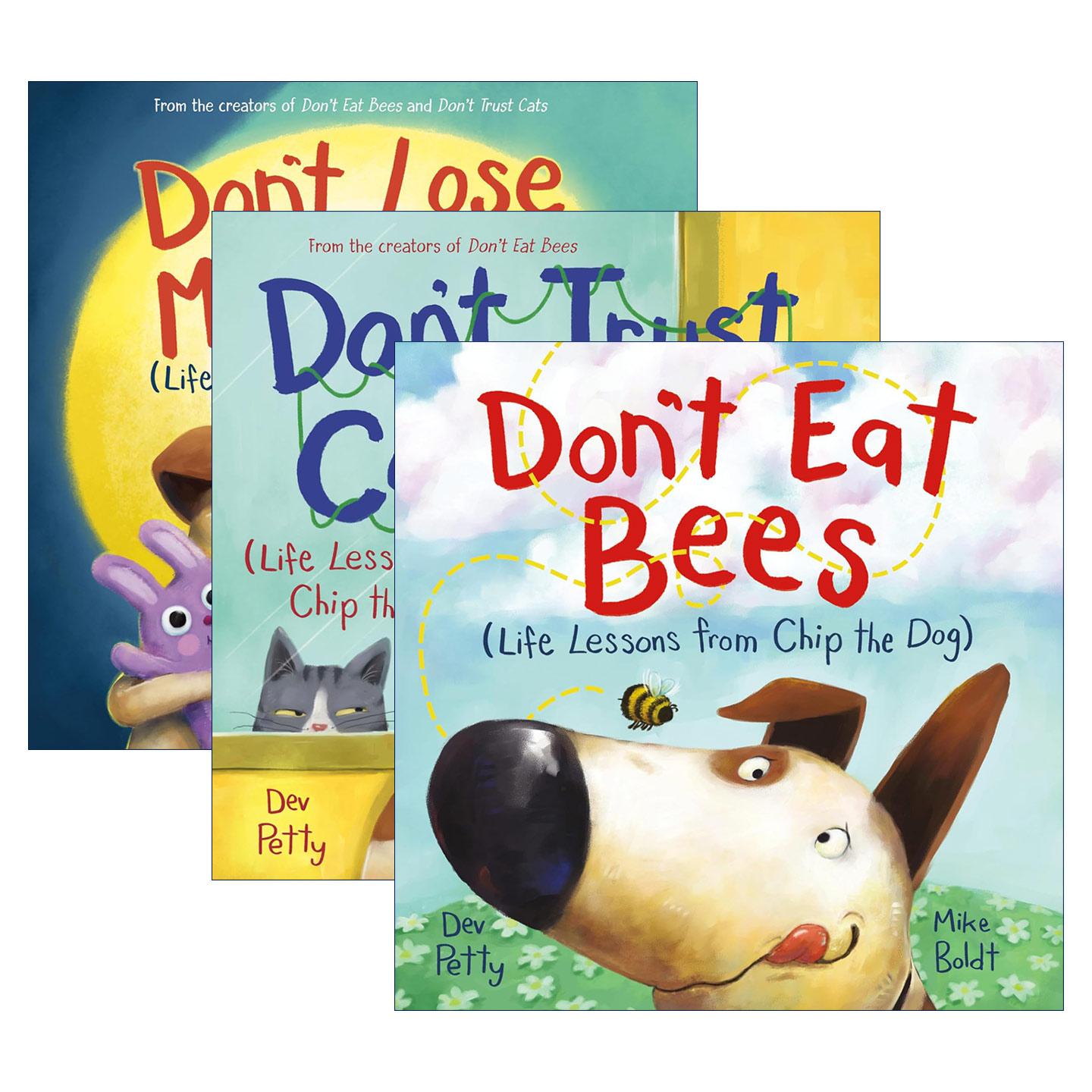 英文原版 Life Lessons from Chip the Dog 奇普狗狗的人生教训系列3册 儿童精装幽默绘本 Dev Petty 英文版 进口英语原版书籍