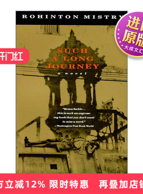 英文原版 Such a Long Journey Vintage International 长路漫漫 布克奖入围作家Rohinton Mistry 英文版 进口英语原版书籍