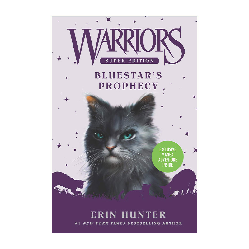 英文原版 Warriors Super Edition Bluestar's Prophecy 猫武士外传 蓝星的预言 英文版 进口英语原版书籍