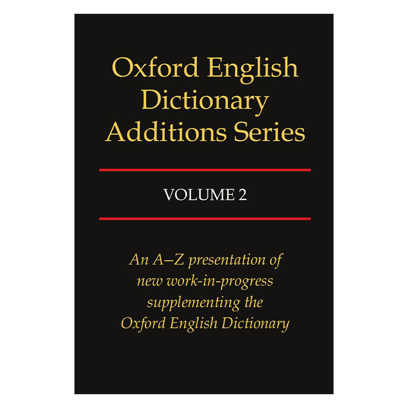 英文原版 Oxford English Dictionary Additions Series Volume 2 牛津英语大词典增补本 精装第二卷 英文版 进口英语原版书籍