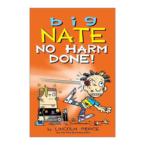 英文原版 Big Nate No Harm Done 大内特系列 英文版 进口英语原版书籍