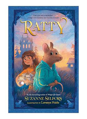 英文原版 Ratty 老鼠 亚马逊月度好书 儿童冒险小说 Suzanne Selfors 英文版 进口英语原版书籍