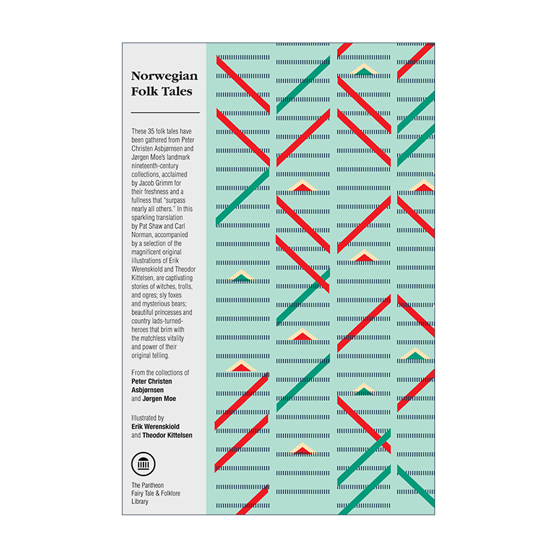 英文原版 Norwegian Folk Tales The Pantheon Fairy Tale and Folklore Library 挪威民间故事集 Peter Christian Asbjornsen