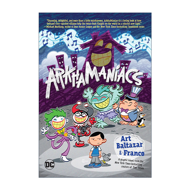 英文原版 ArkhaManiacs 2023 Ed 阿卡姆的小疯子们 超级英雄 DC儿童漫画 Art Baltazar 英文版 进口英语原版书籍