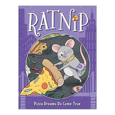 英文原版 Pizza Dreams Do Come True 披萨梦实现了 老鼠拉尼特普卷二 英文版 进口英语原版书籍