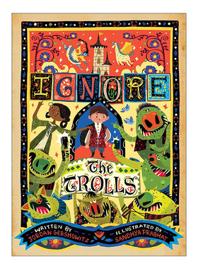 英文原版绘本 Ignore the Trolls 忽视巨魔恶霸 欺凌故事 键盘侠 精装 英文版 进口英语原版书籍