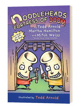英文原版 Noodleheads Fortress of Doom 4 傻瓜面条头小子4 世界末日的堡垒 漫画 英文版 进口英语原版书籍儿童图书