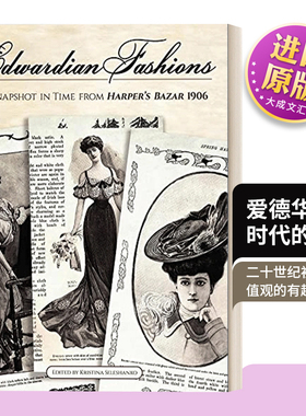 Edwardian Fashions 英文原版 爱德华七世时代的时尚 英文版 进口英语原版书籍