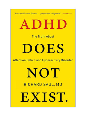 英文原版 ADHD Does Not Exist 注意力缺陷多动症的真相 英文版 进口英语原版书籍