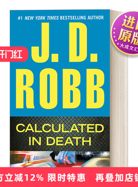 英文原版小说 Calculated in Death In Death 36 死亡系列36 算计 女侦探悬疑推理小说 J. D. Robb 英文版 进口英语原版书籍