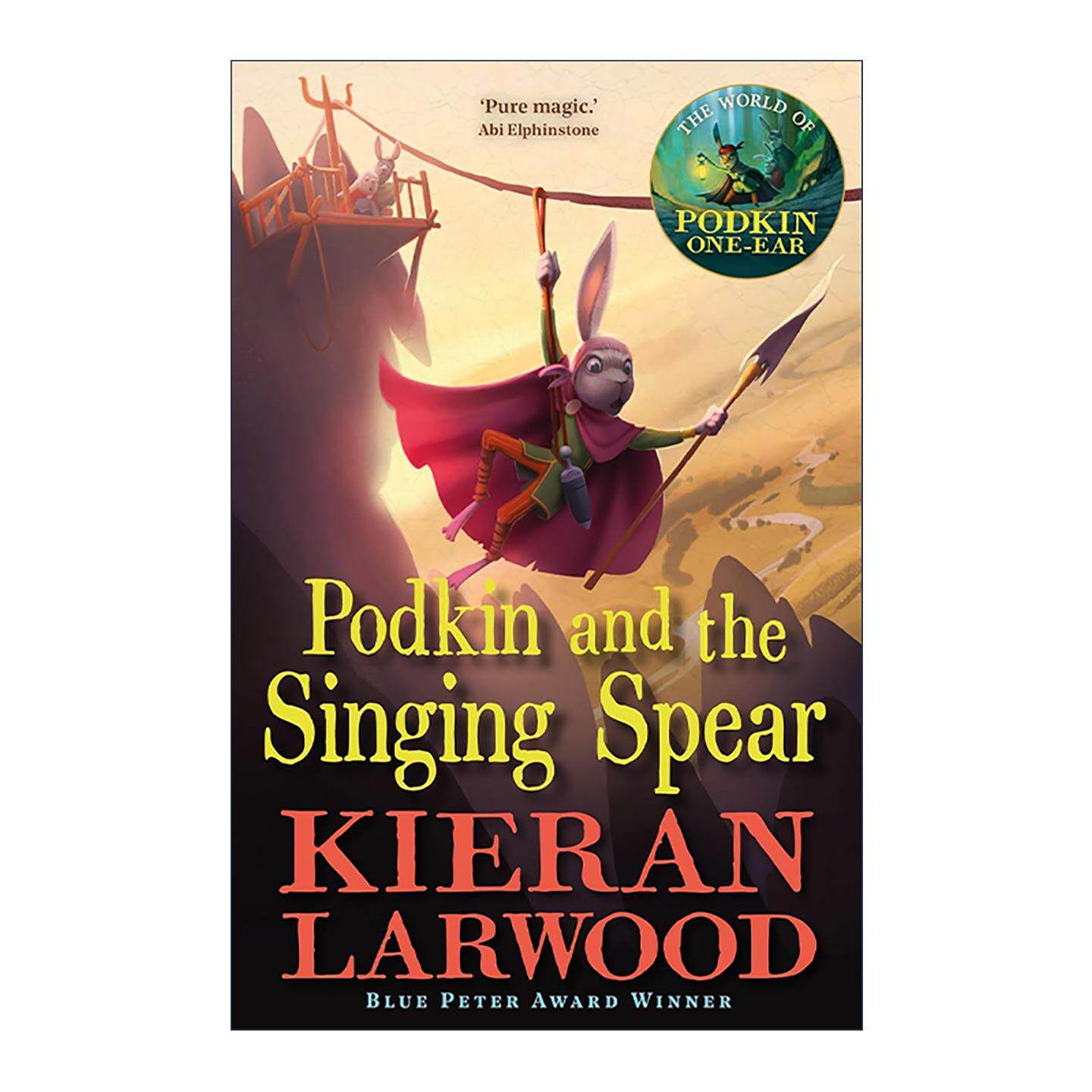 英文原版 Podkin and the Singing Spear 兔武士英雄传奇7 波德金与歌唱之矛 英文版 进口英语原版书籍