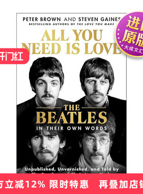 英文原版 All You Need Is Love 你所需要的只是爱 披头士乐队亲述 精装 英文版 进口英语原版书籍