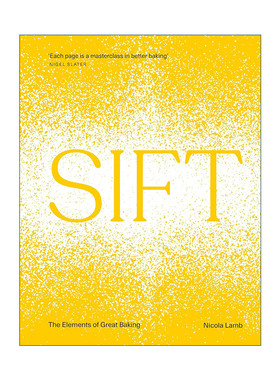 英文原版 SIFT 出色烘焙食谱 Nicola Lamb 精装 英文版 进口英语原版书籍