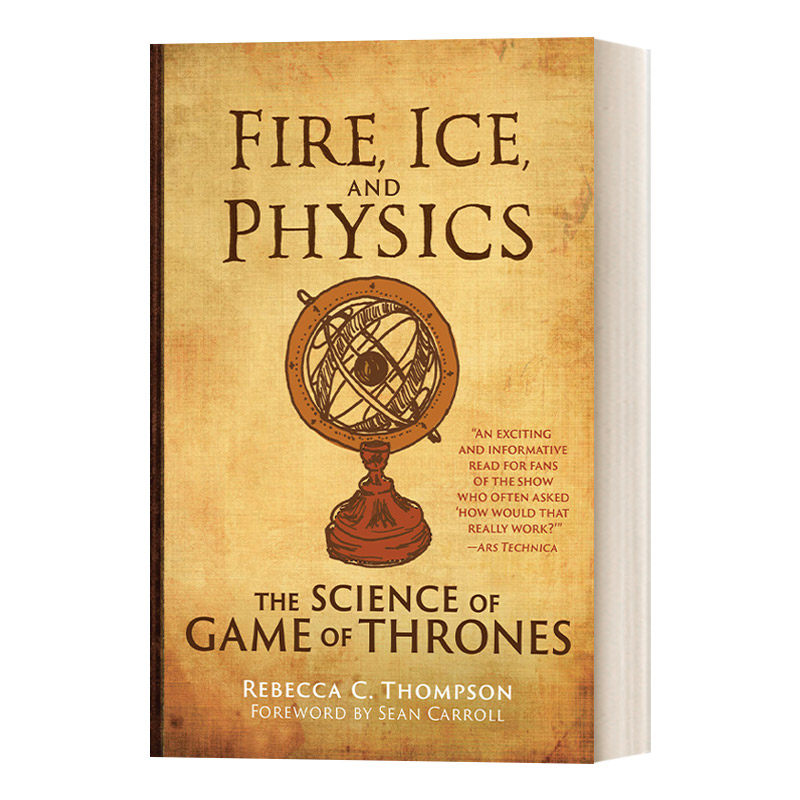 英文原版 Fire  Ice and Physics the Science of Game of Thrones 火 冰和物理 英文版 进口英语原版书籍