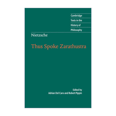 英文原版 Nietzsche: Thus Spoke Zarathustra 尼采 查拉图斯特拉如是说 剑桥哲学史文本系列 英文版 进口英语原版书籍
