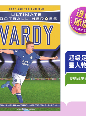 英文原版 Vardy 超级足球明星人物传记 瓦尔迪 Ultimate Football Heroes 英文版 进口英语原版书籍