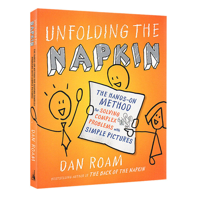 英文原版 Unfolding the Napkin 餐巾纸系列2 打开餐巾纸 10秒钟画图搞定沟通难题的必杀技 英文版 进口英语原版书籍