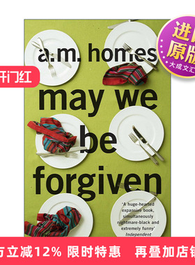 英文原版 May We Be Forgiven 愿我们可以被原谅 A.M.赫美斯 女性小说奖得主 英文版 进口英语原版书籍