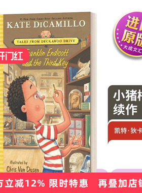 英文原版 Franklin Endicott and the Third Key Tales from Deckawoo Drive 6 小猪梅西续作 平装 英文版 进口英语原版书籍
