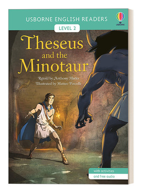 英文原版 English Readers Level 2-Theseus and the Minotaur 分级阅读2 忒修斯和牛头怪 英文版 进口英语原版书籍