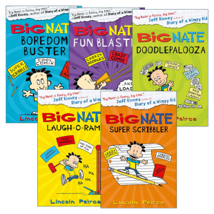 我们班有个捣蛋王 大内特活动书1 5册 英文原版 进口英语原版 Nate 英文版 书籍 Big