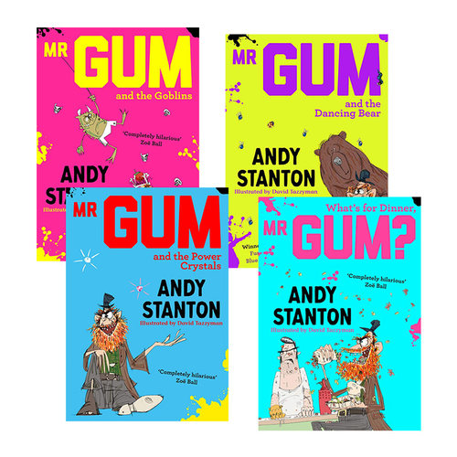 Mr Gum 英文原版 阿甘外传系列4册 英国红房子童书奖 罗尔德达尔滑稽大奖 安迪斯坦顿 Andy Stanton 英文版英语课外阅读读物