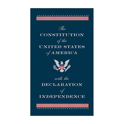 英文原版 The Constitution of the United States of America 美国宪法及宣言 皮革精装口袋书 英文版 进口英语原版书籍